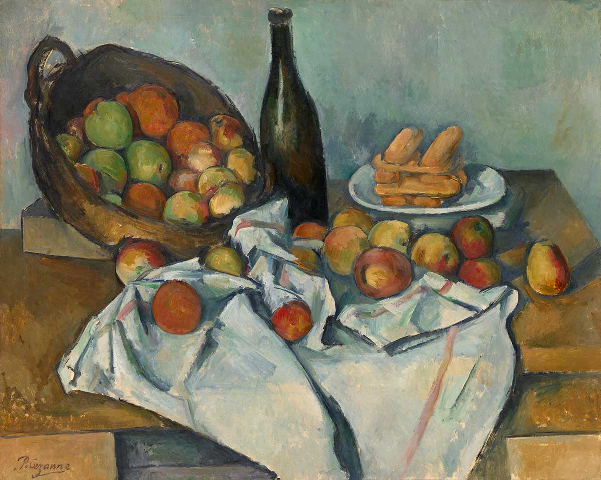 cezanne basket apples chicago