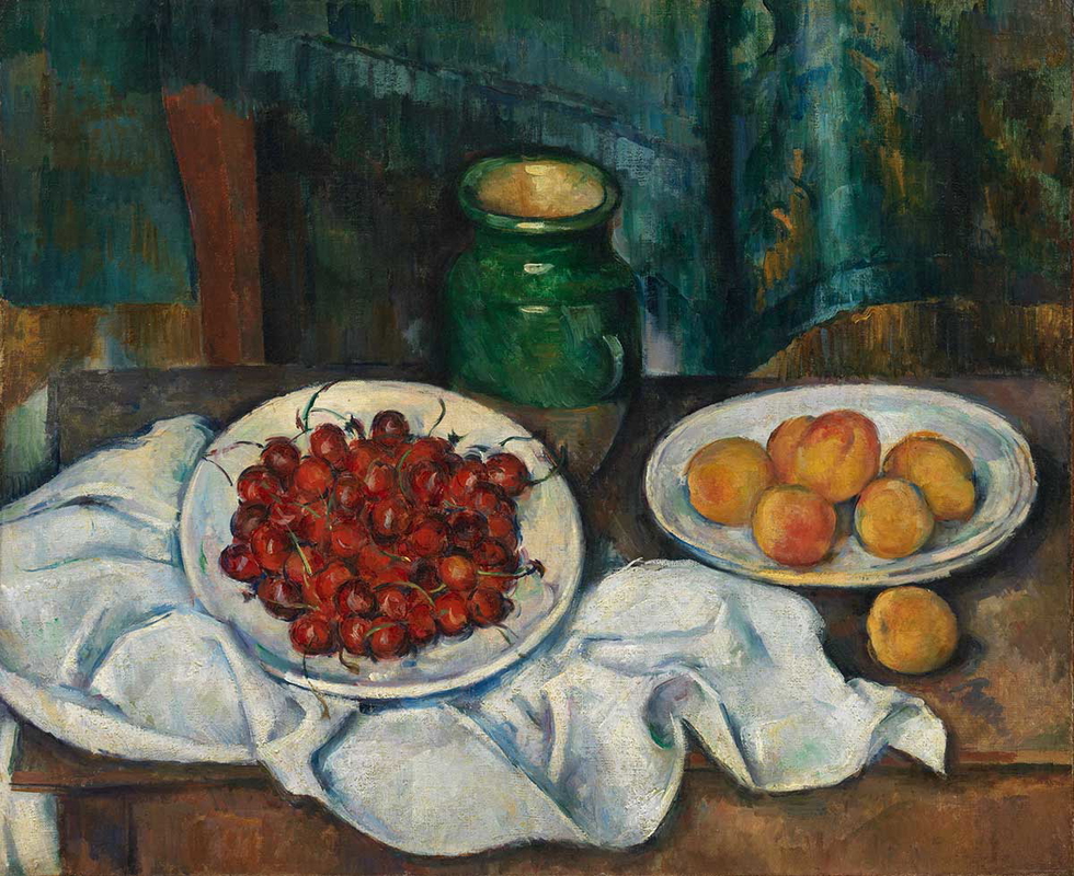 cezanne cherries peaches los angeles