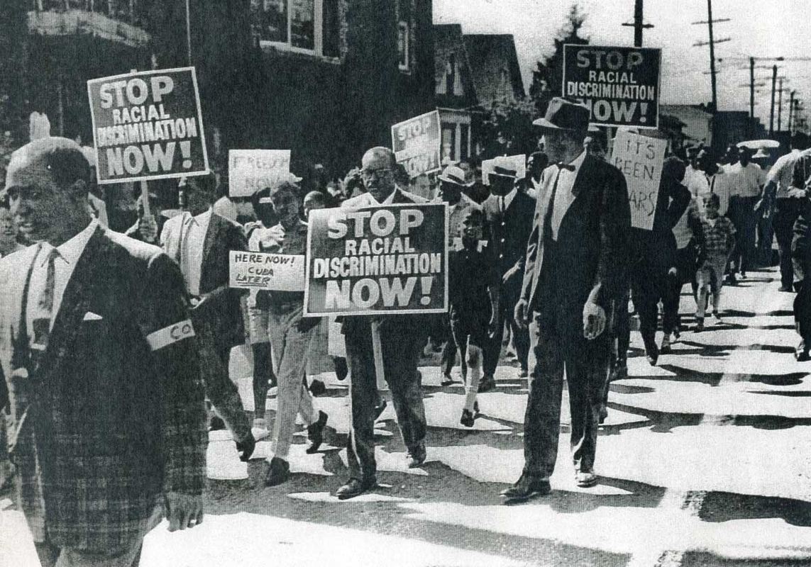 civil rights protest racial discrimination