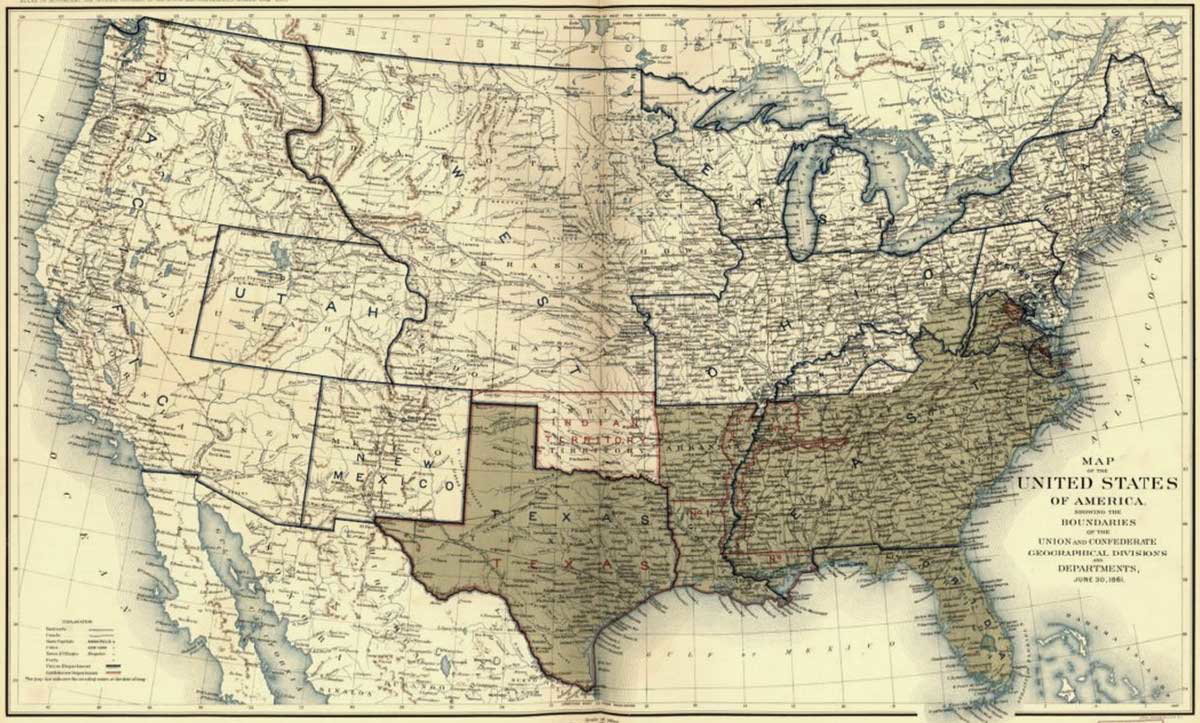 confederate states america 1861
