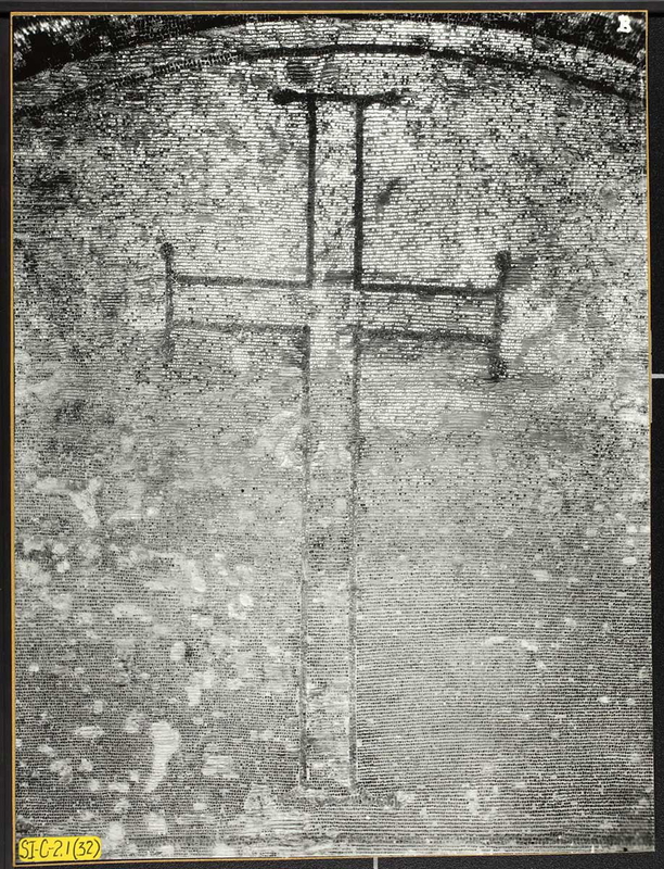 cross hagia sophia mosaic iconoclasm photograph