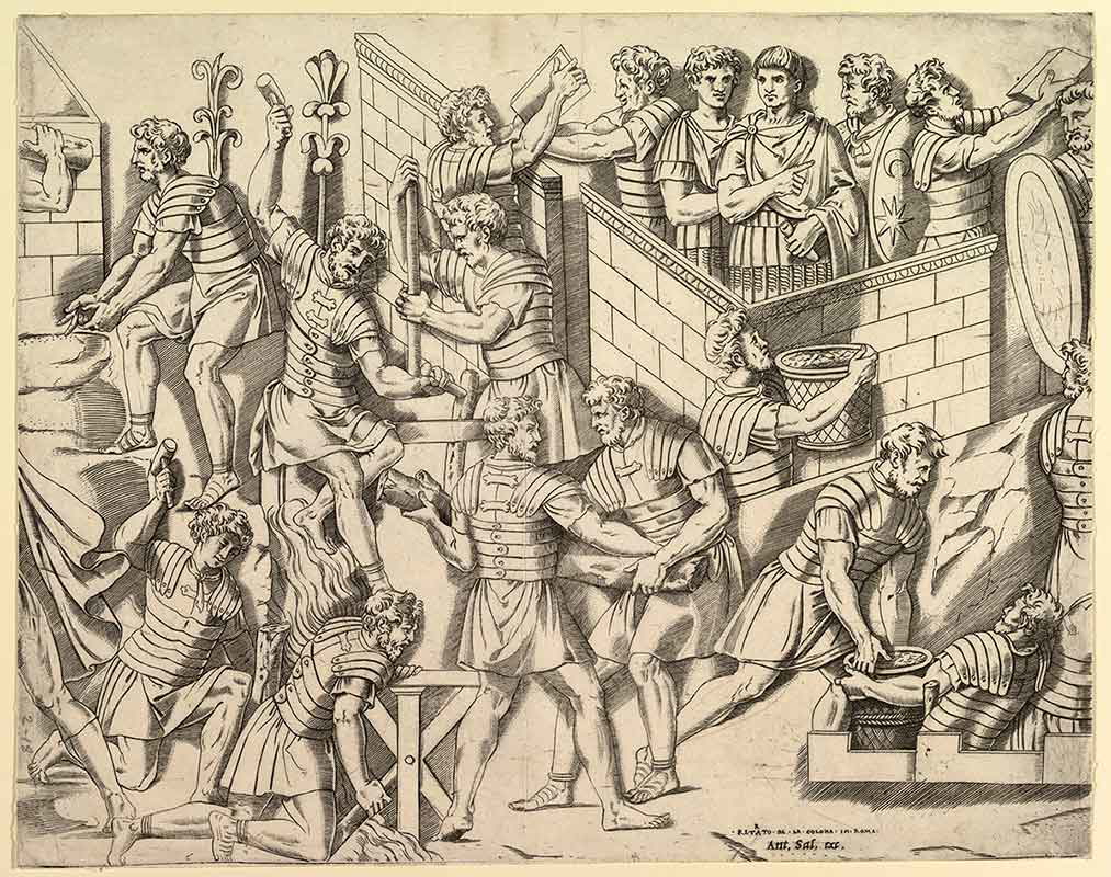 dente romans fortify print