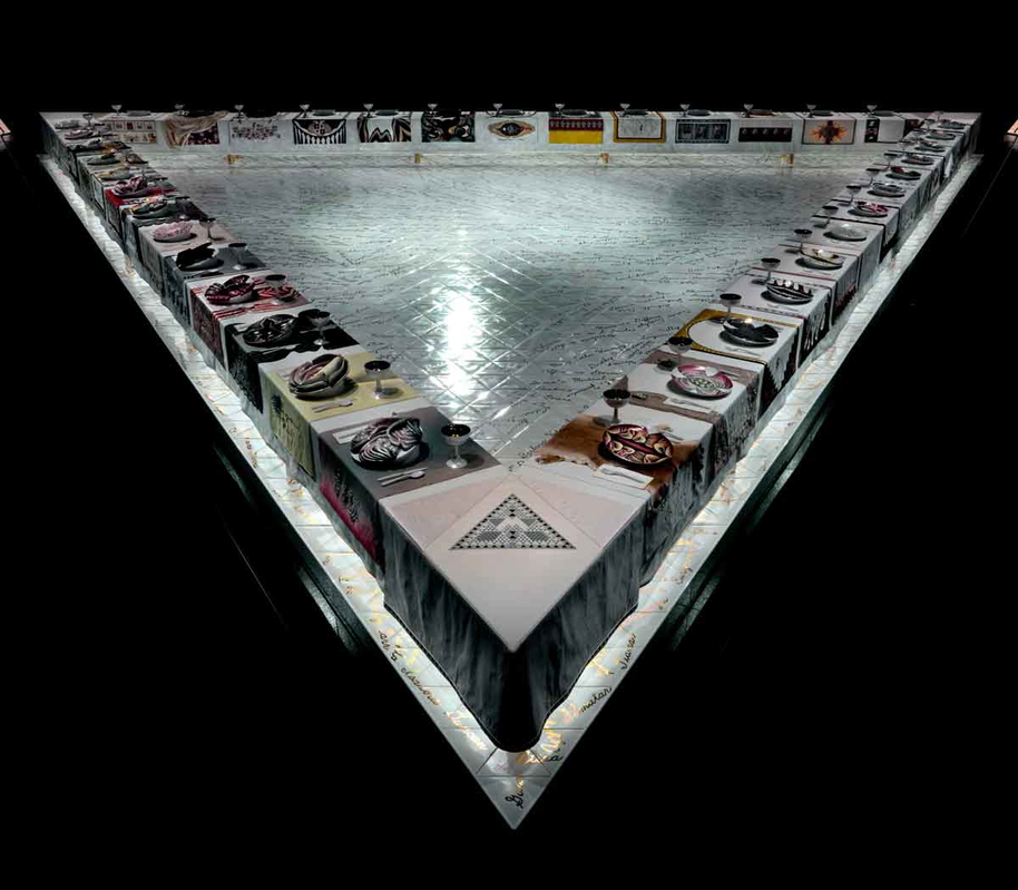 dinner party judy chicago