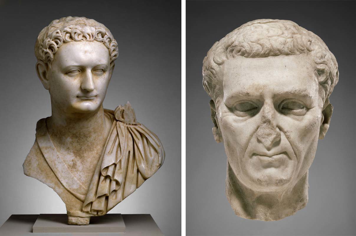 emperor domitian portrait bust of nerva