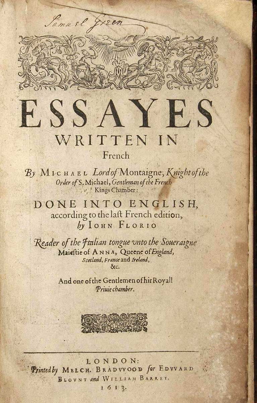 english edition montaigne essays