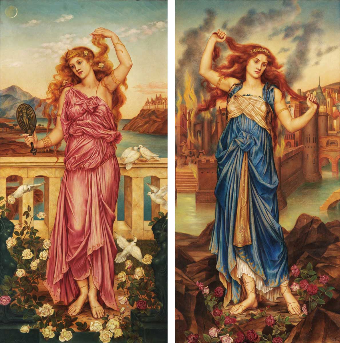 evelyn de morgan cassandra and helen of troy