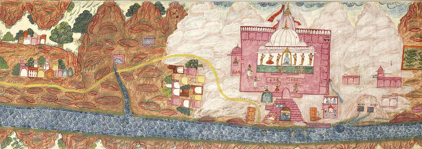 ganges map rajasthani artist