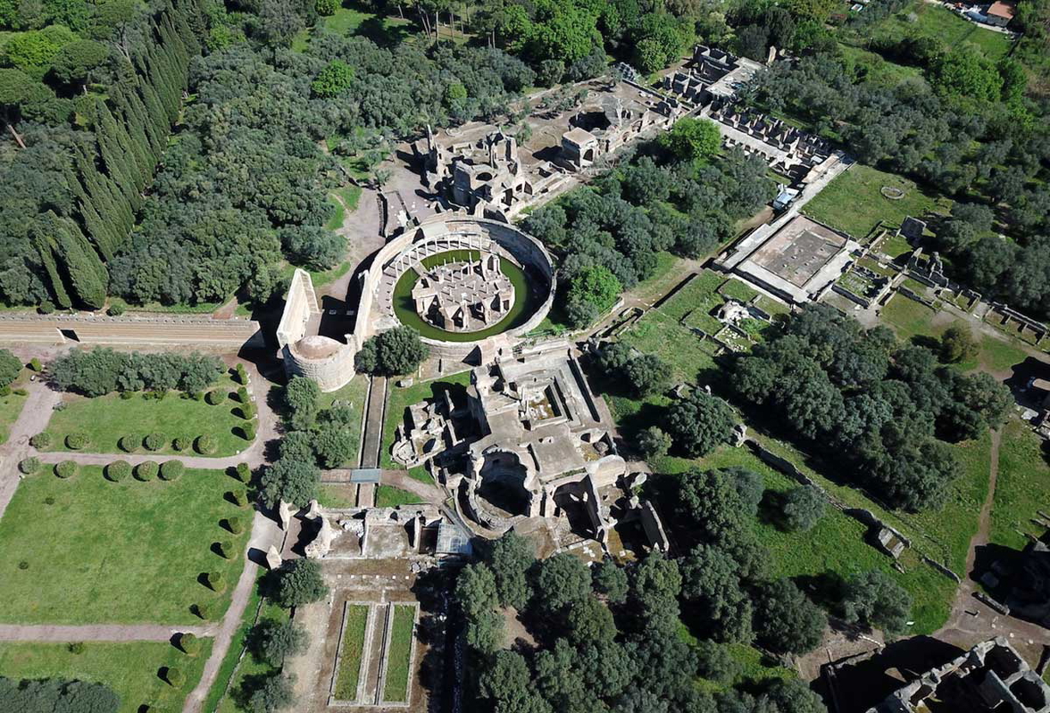 hadrian villa panorama