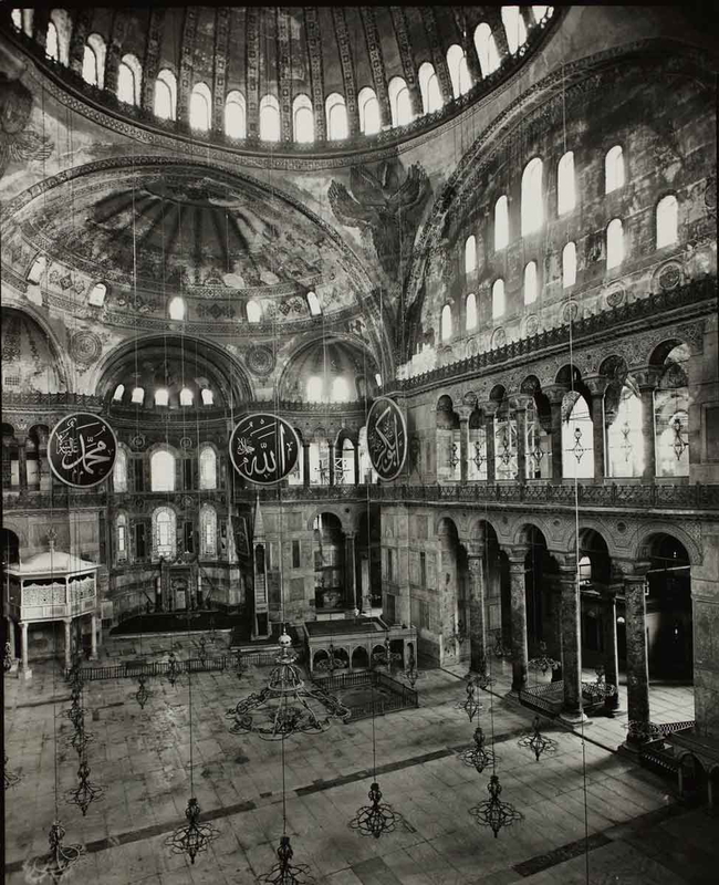 interior hagia sophia istanbul photograph