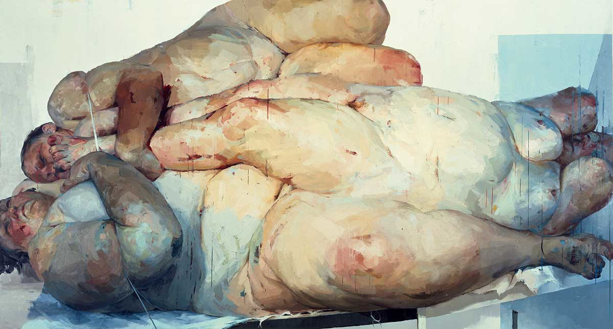 jenny saville fulcrum painting