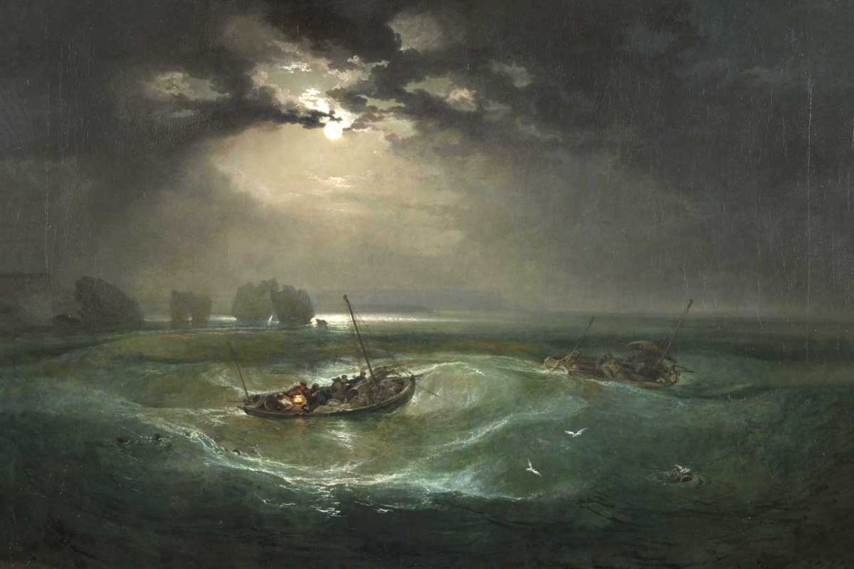 jmw turner fishermen at sea romantic painting