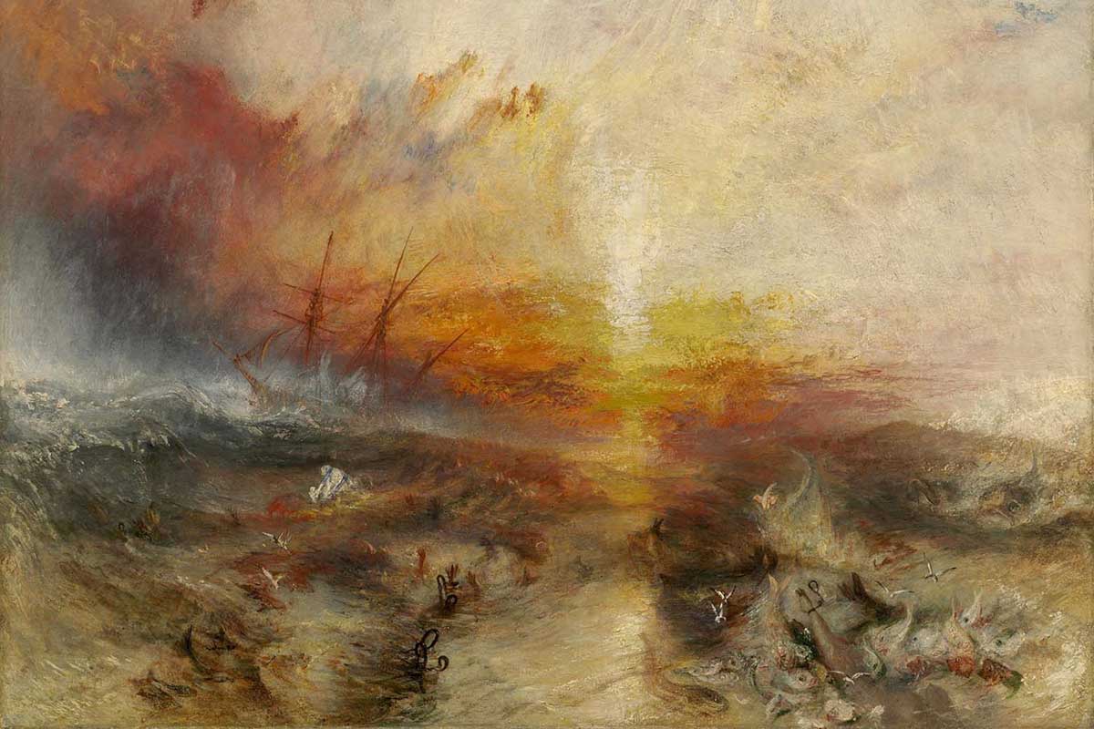 jmw turner slave ship romantic painting