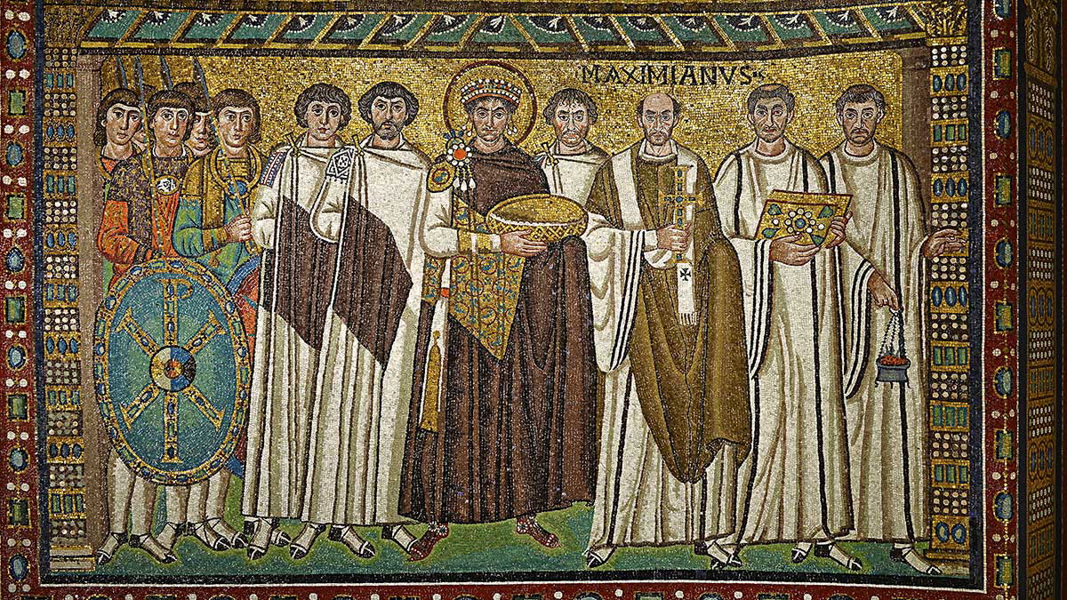 justinian saint vitale ravenna mosaic