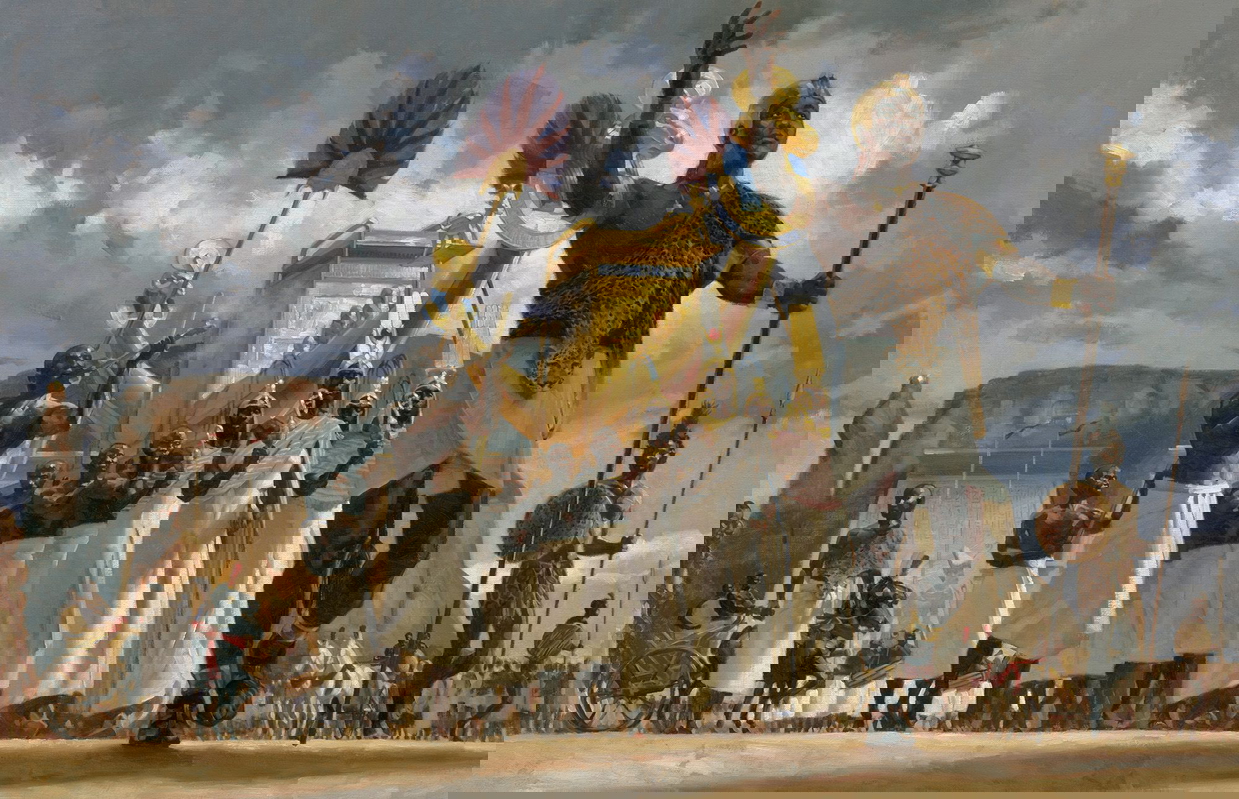 kings procession kushite kingdom