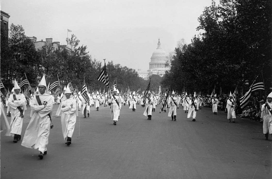 ku klux klan parade washington dc