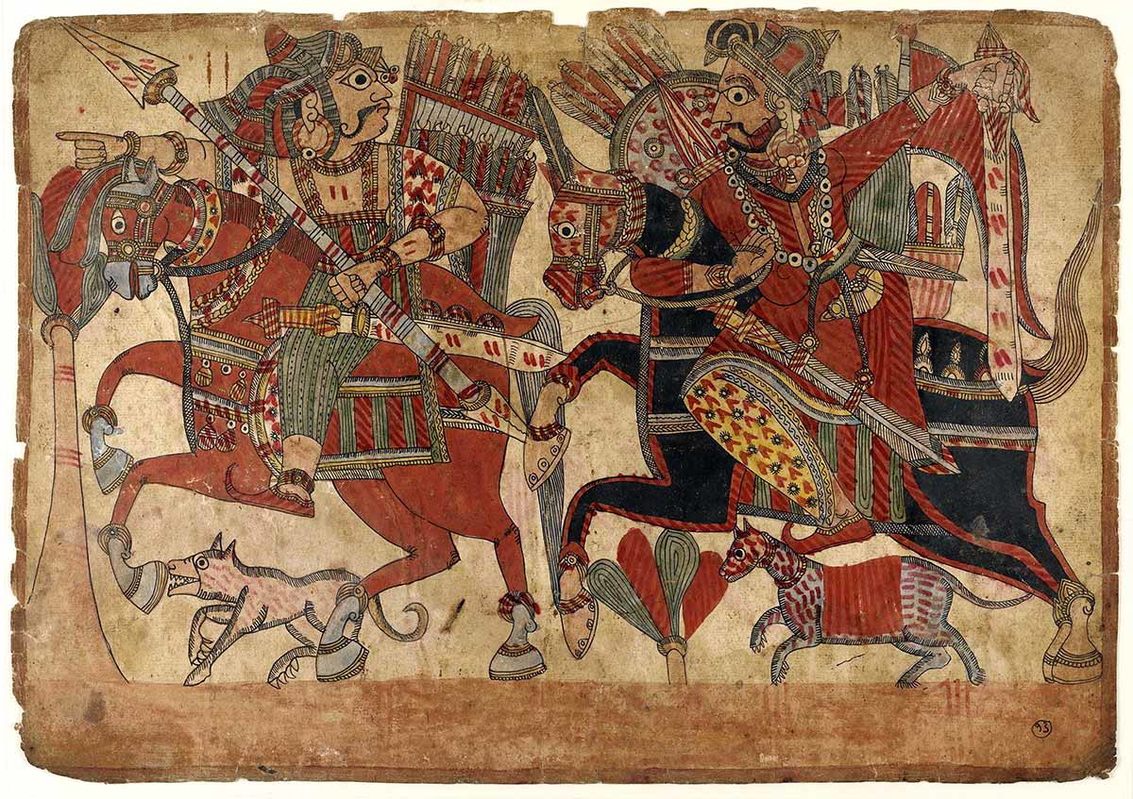 mahabharata folio indian epic