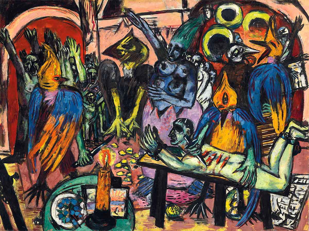 max beckmann holle der vogel new objectivity