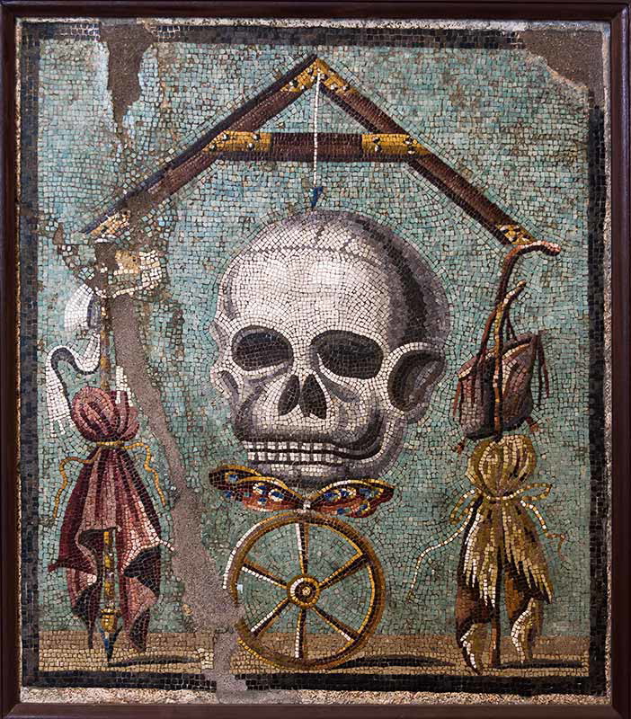 memento mori mosaic pompeii