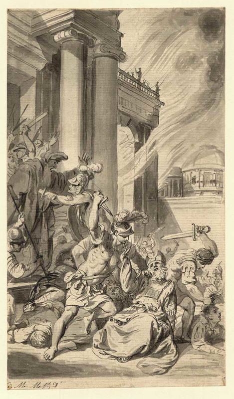 metz romans massacre print ancient roman sieges