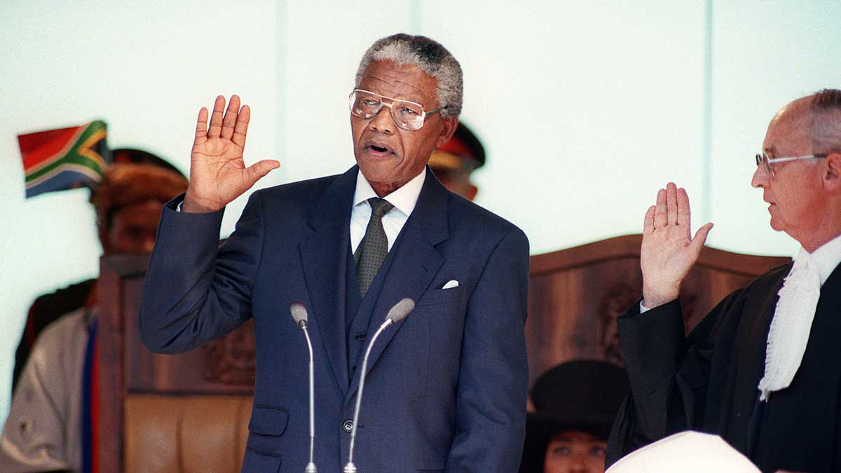 nelson mandela inauguration