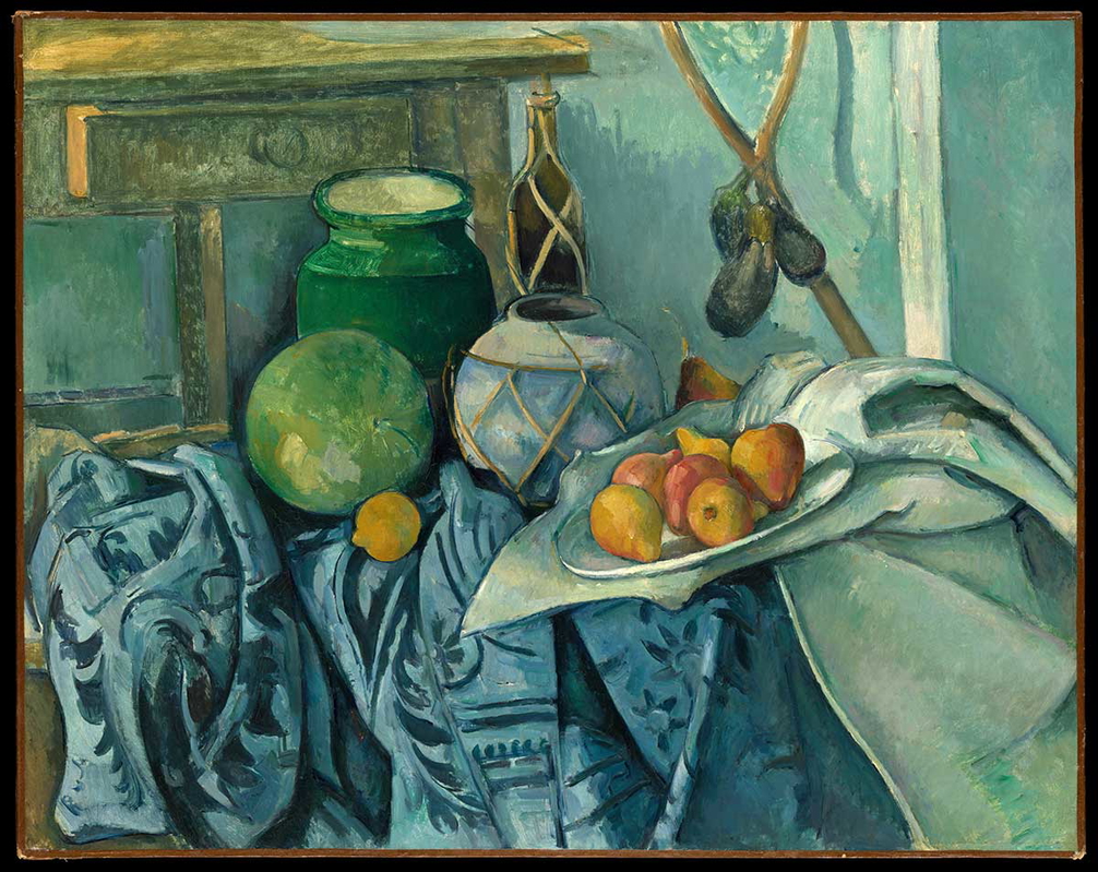 paul cezanne ginger eggplants met
