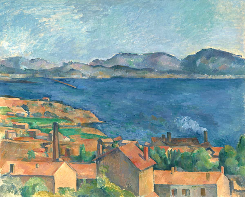 paul cezanne landscapes bay marseille chicago