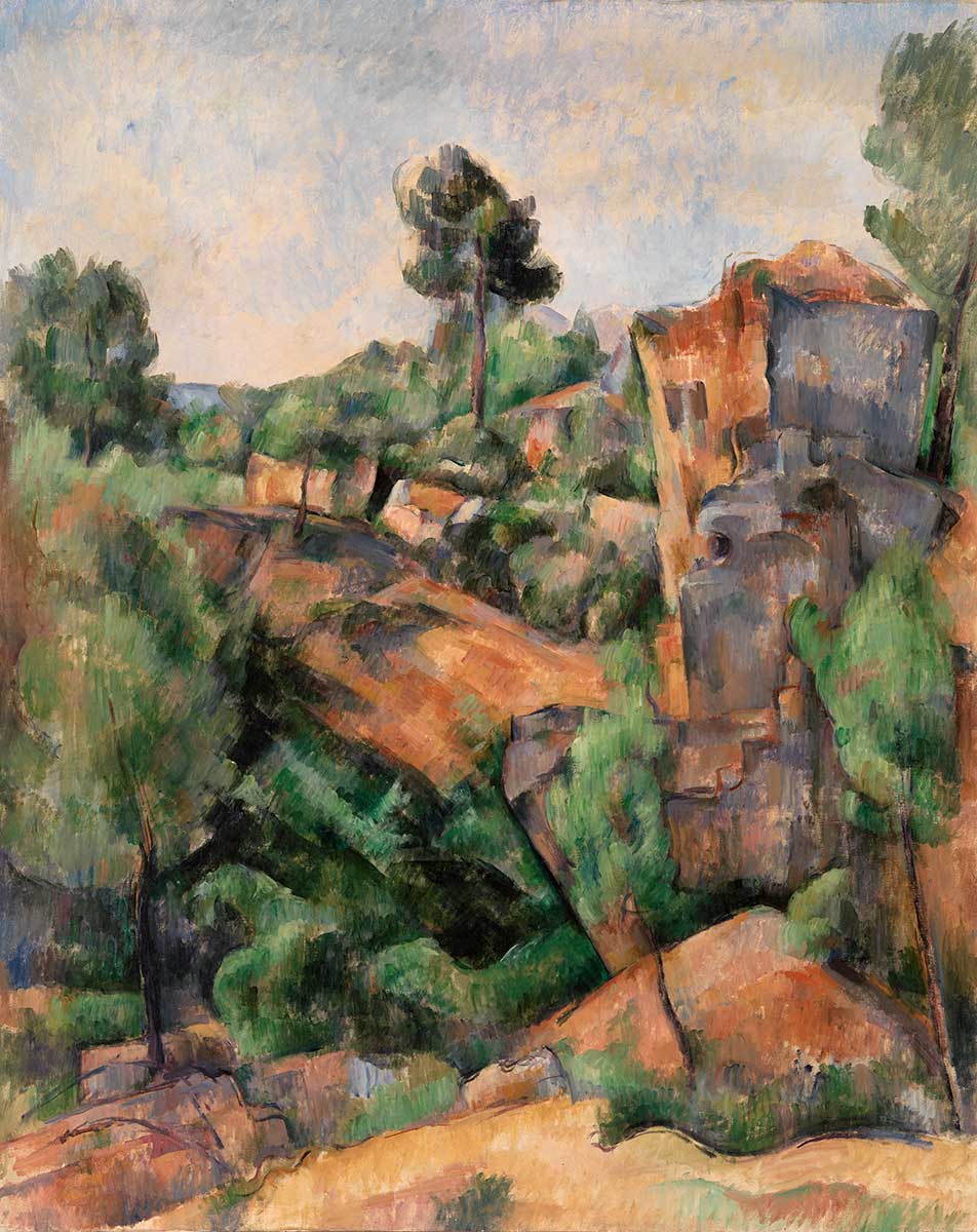 paul cezanne landscapes bibemus barnes