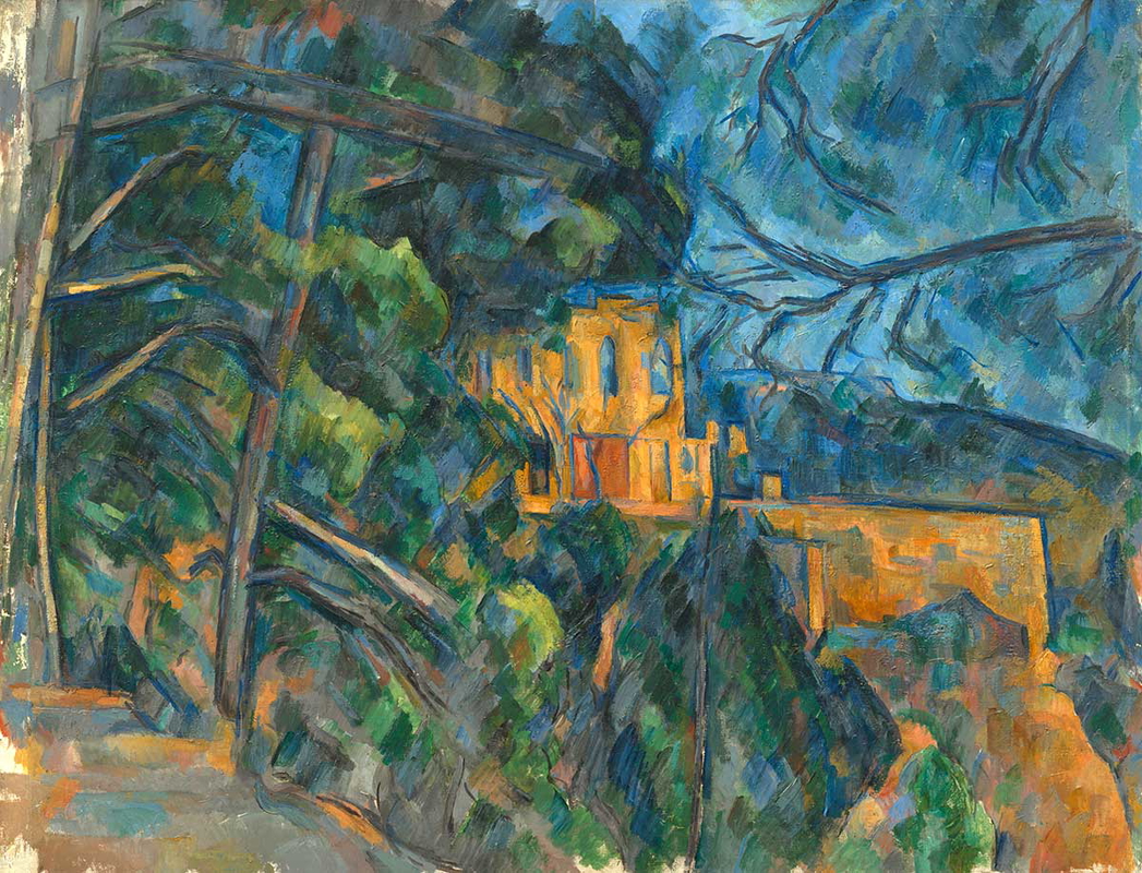 paul cezanne landscapes chateau noir nga