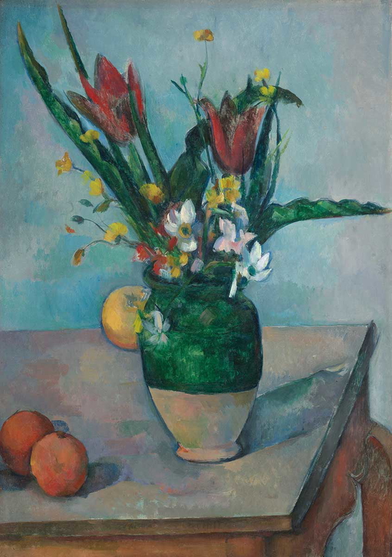 paul cezanne vase tulips chicago