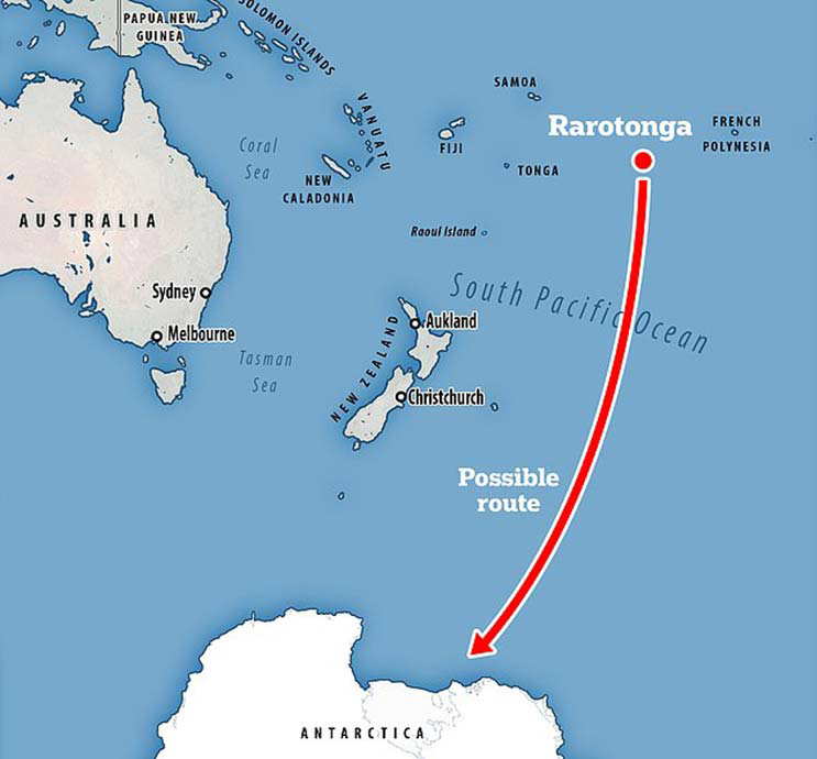 polynesians route antarctica rarotonga oral history