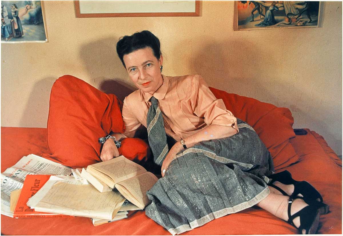 simone de beauvoir portrait