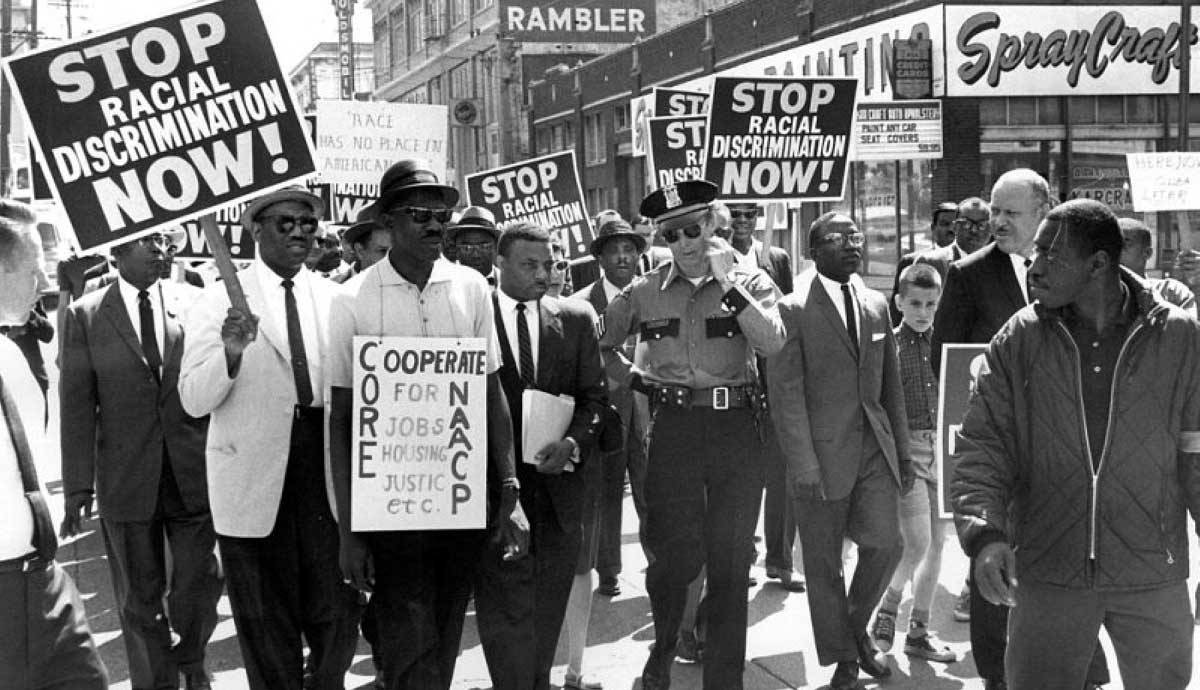 racial discrimination civil rights protest