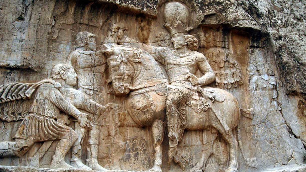 rashidun caliphate sassanid mural