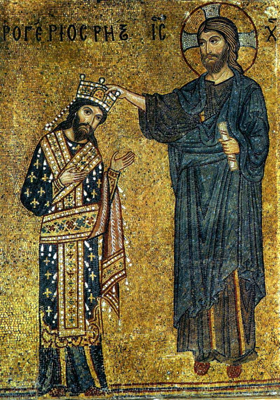 roger ii portrait martorana palermo mosaic