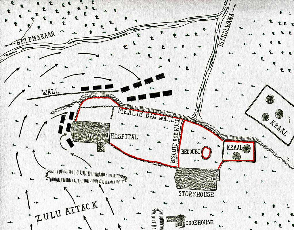 rorkes drift map