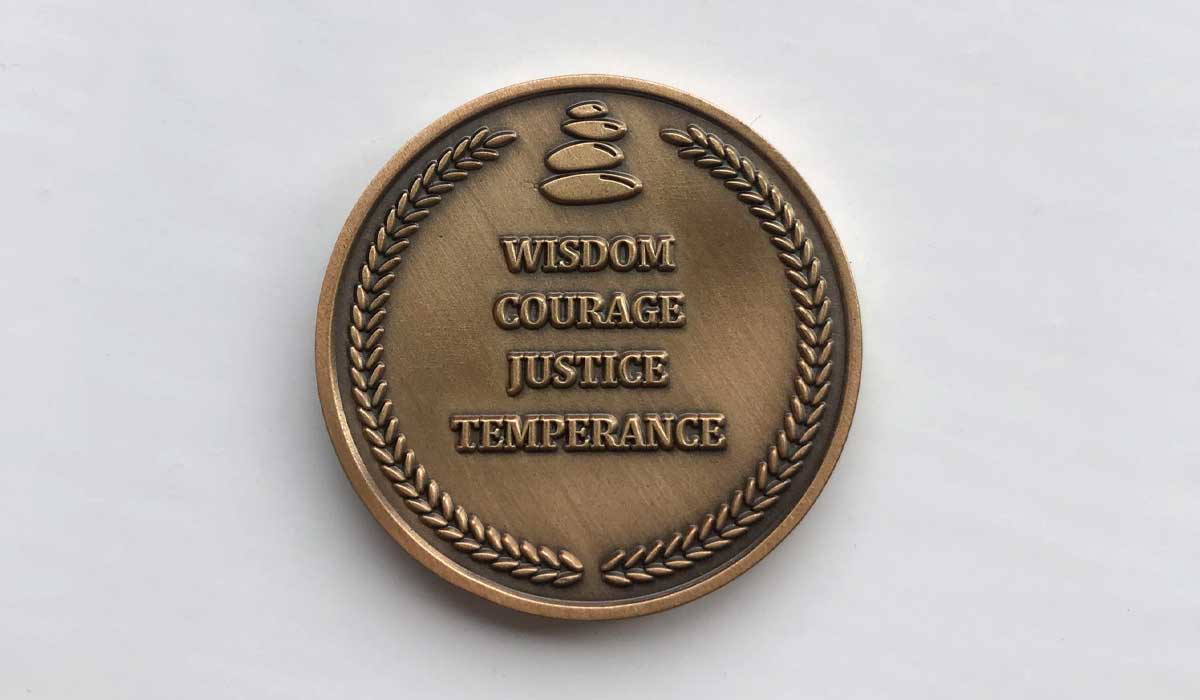 stoicism commemorative coin