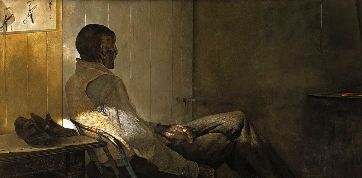 andrew wyeth that gentleman painting