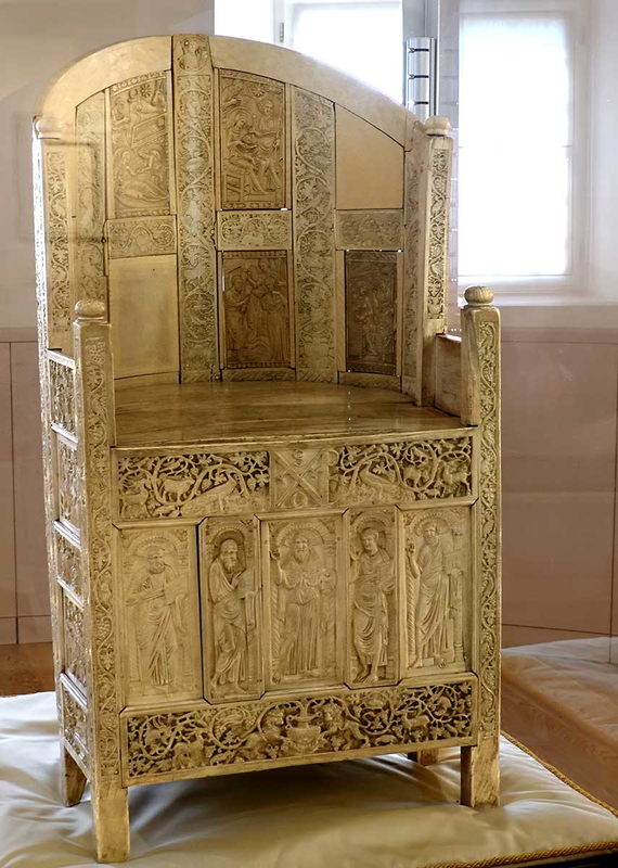 throne of maximian byzantine ivory