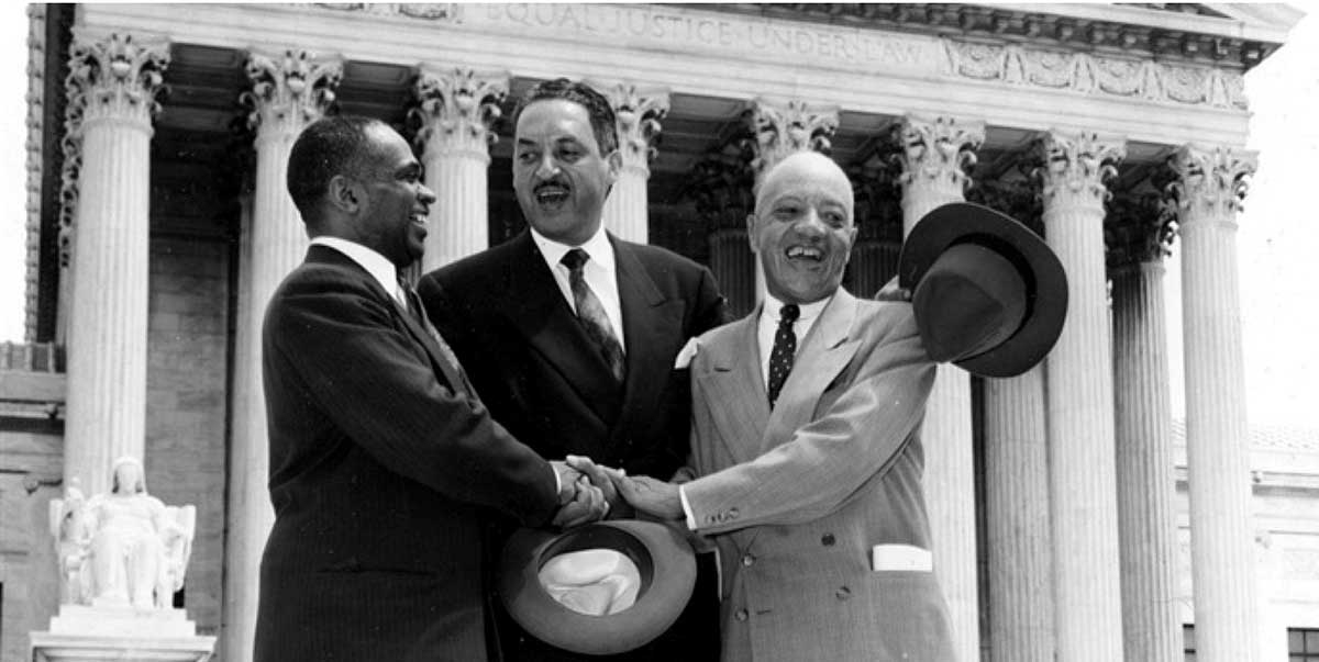 thurgood marshall brown board education