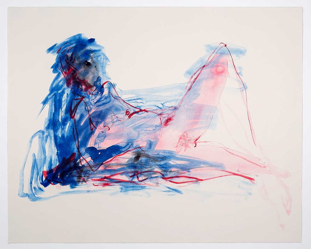 tracey emin print painting beginning of me