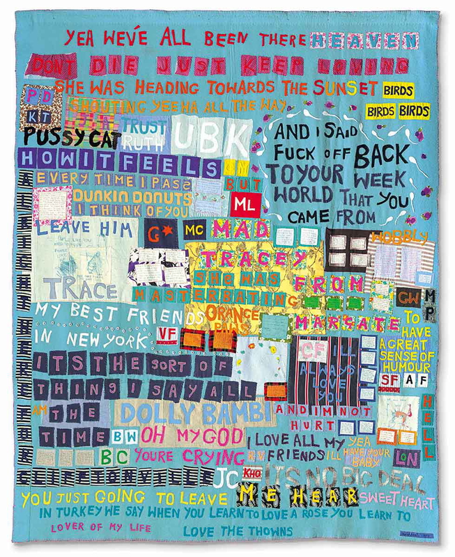 tracey emin quilt mad tracey