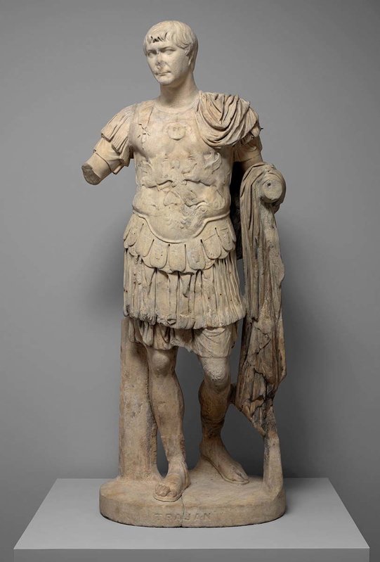 trajan cuirass statue harvard