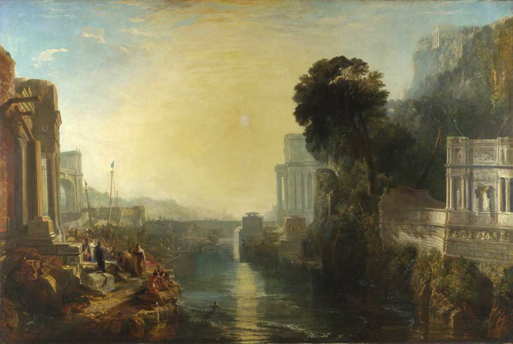 turner dido building carthage aristotle