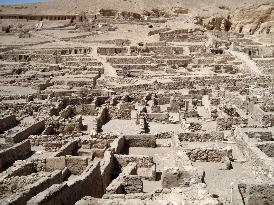 village of deir el medina ancient Egyptians