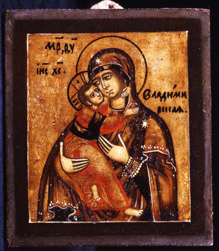 virgin of vladimir icon uffizi gallery