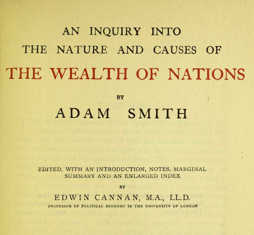 wealth of nations cover page
