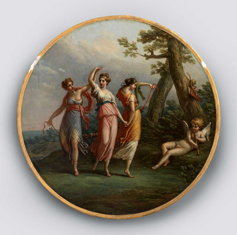 zucchi three dancing nymphs oread naiad dryad