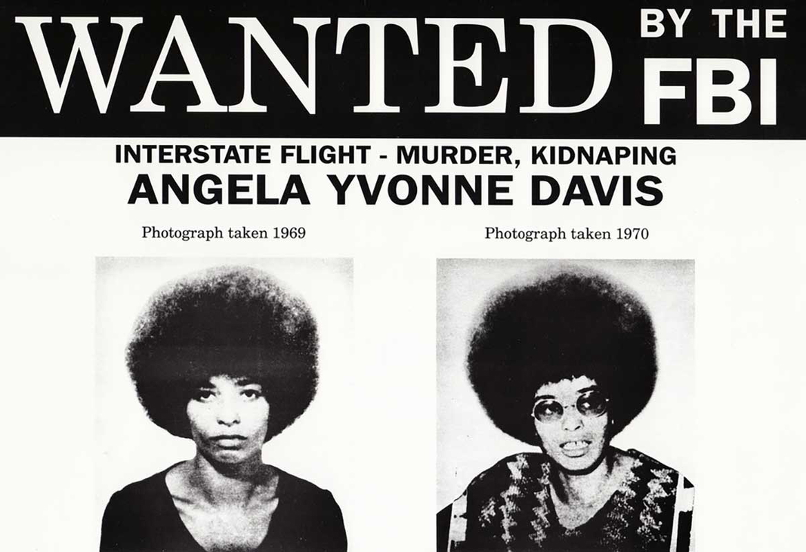 Angela Davis Wanted Poster FBI