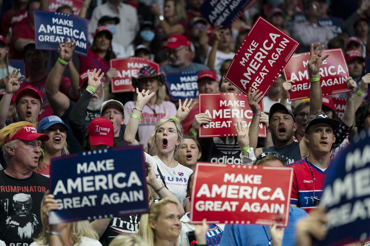 Crowd At Rally