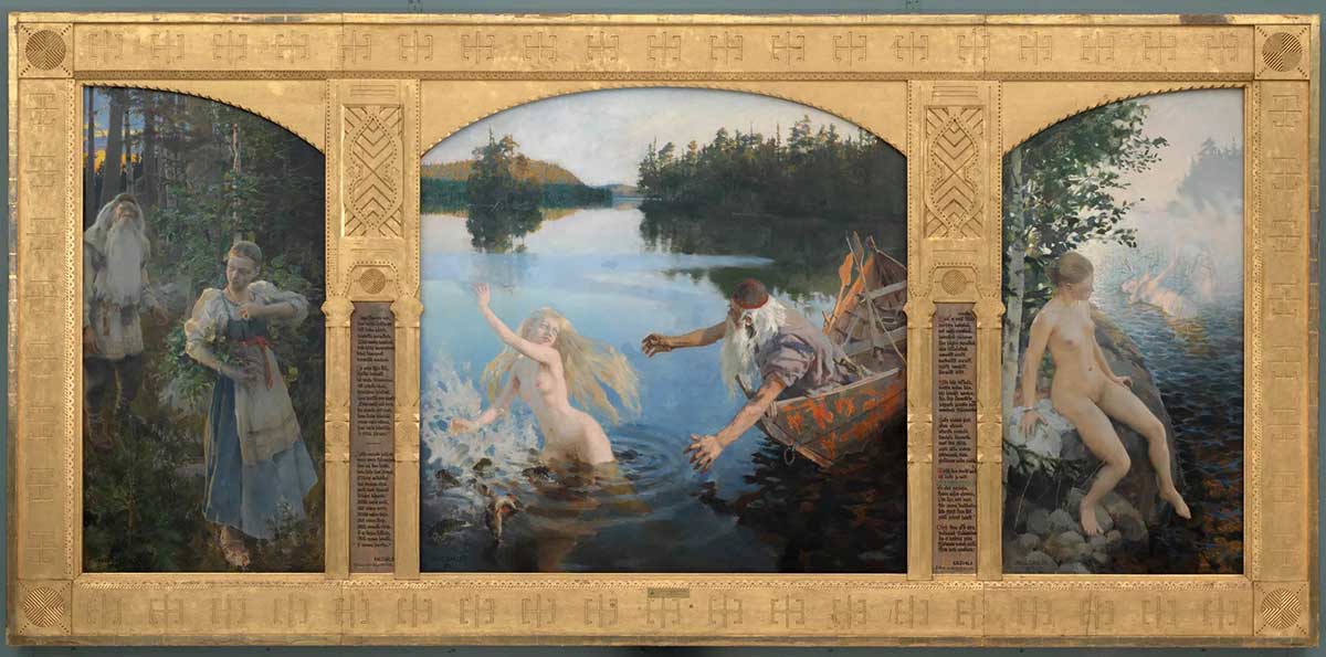 akseli gallen kallela aino myth triptych
